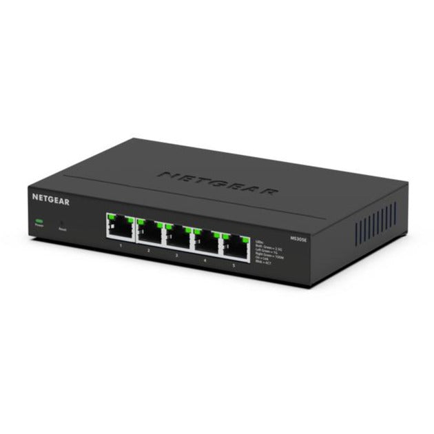 Afbeelding laden in galerijviewer, Netgear 5-port 2.5g multi-gigbit ethernet plus switch (ms305e) (zwart, managed)
