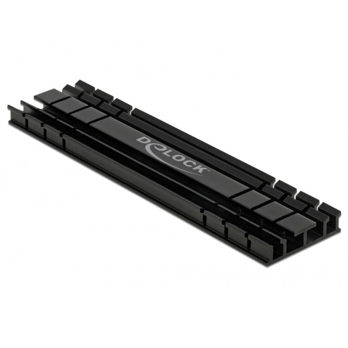 Afbeelding laden in galerijviewer, Delock heatsink flat 100 mm voor m.2 module (zwart)
