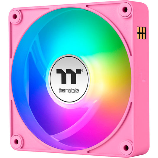 Thermaltake ct120 ex argb sync pc cooling fan pink (3-fan pack) case fans (pink, 3 stuks, 120 x 120 x 25 mm, pwm)