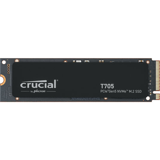 Crucial t705 4 tb ssd (zwart, pcie 5.0 x4, nvme 2.0, m.2 2280)