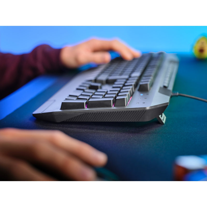 Afbeelding laden in galerijviewer, Trust gxt 836 evocx rgb gaming toetsenbord (zwart, us lay-out (qwerty), membraan, 100%, rgb)

