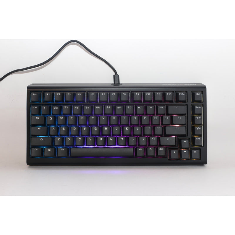 Afbeelding laden in galerijviewer, Ducky projectd tinker 75 met qmk via rgb mechanisch toetsenbord (zwart, us lay-out (qwerty), cherry mx red, 75%, rgb leds, double-shot pbt, hot-swappable, gasket mount)
