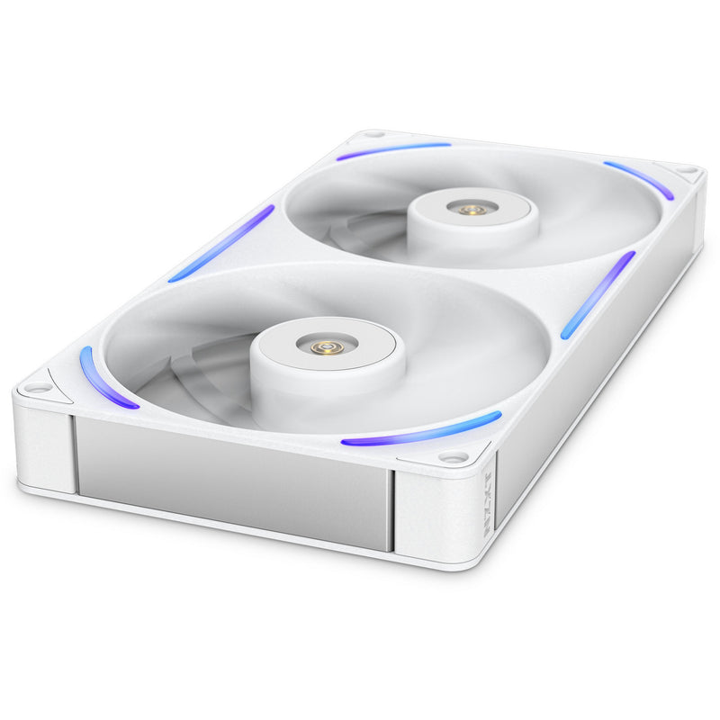 Afbeelding laden in galerijviewer, Nzxt performance fan f280x rgb case fans (wit, 2 stuks, 280 x 140 x 30 mm, pwm)
