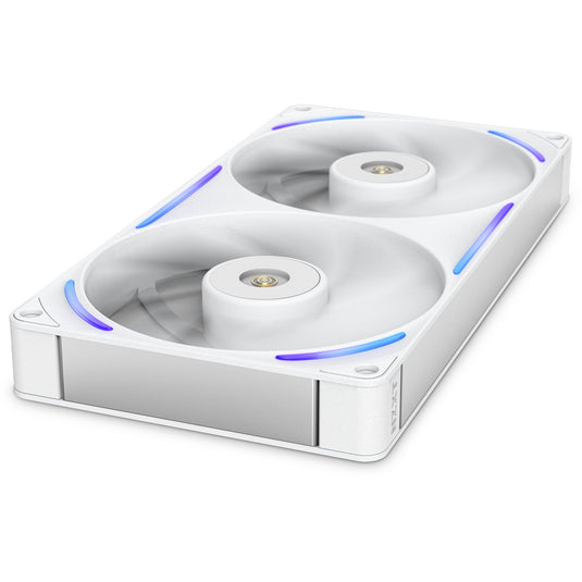 Nzxt performance fan f280x rgb case fans (wit, 2 stuks, 280 x 140 x 30 mm, pwm)