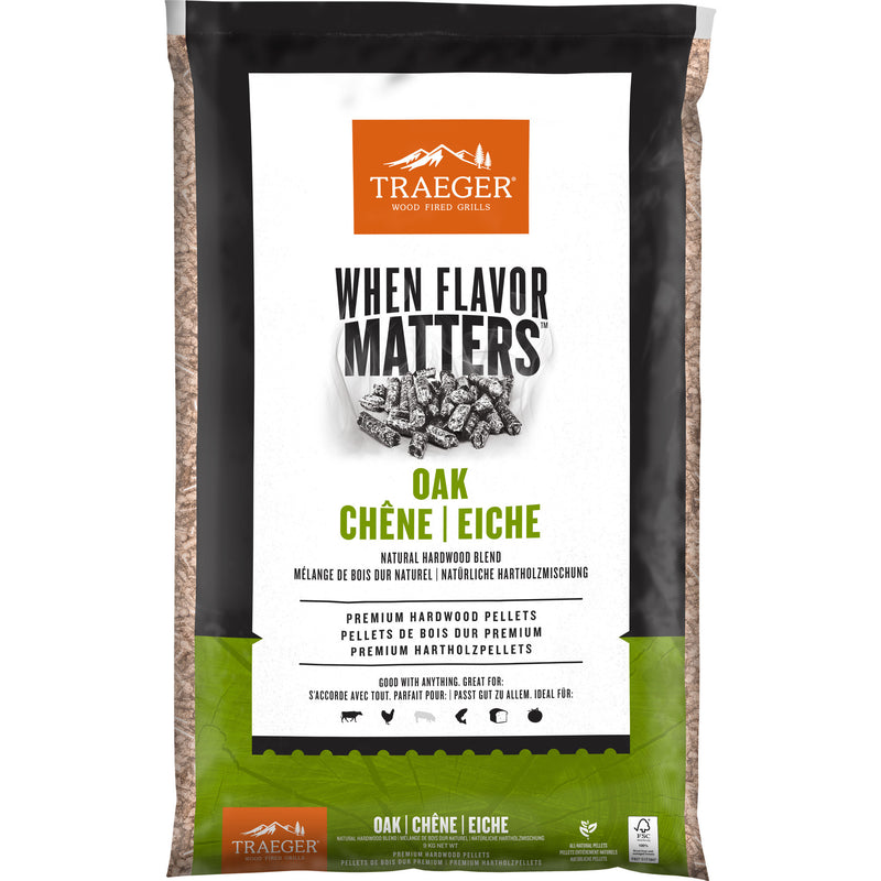 Afbeelding laden in galerijviewer, Traeger fsc - oak blend pellets brandstof (9 kg)
