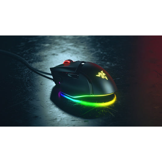 Razer basilisk v3 gaming muis (zwart, 26.000 dpi, rgb leds)