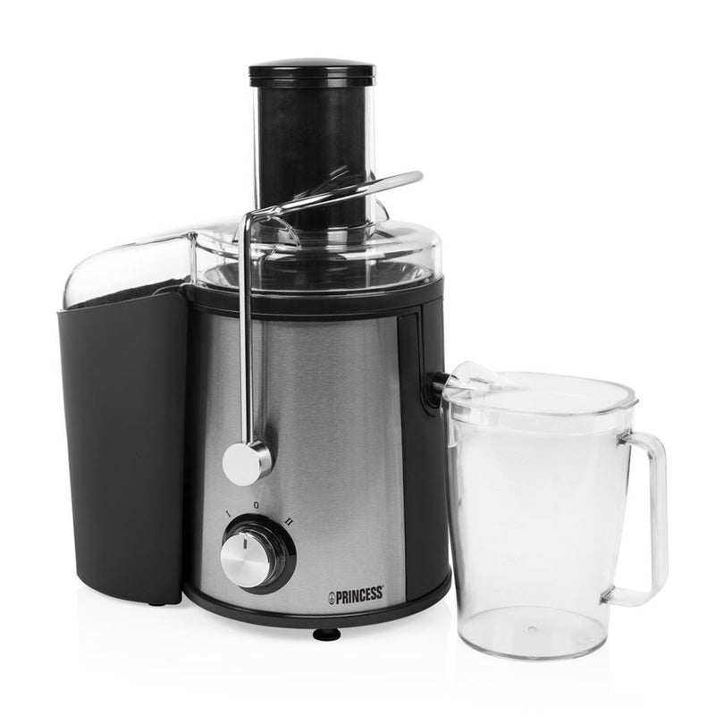 Afbeelding laden in galerijviewer, Princess 203040 juice extractor sapcentrifuge (zwart roestvrij staal, vaatwasser geschikte onderelen | 800 w)
