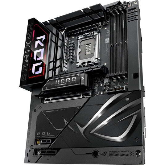 Asus rog maximus z890 hero btf socket 1851 moederbord (zwart, raid, 5 gb-lan, wi-fi 7, bt, sound, atx)