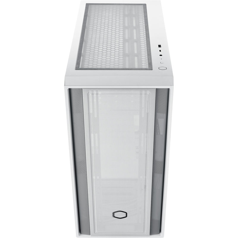 Afbeelding laden in galerijviewer, Cooler master masterbox 600 lite midi tower behuizing (wit | 2x usb-a | 1x usb-c | rgb | tempered glass)
