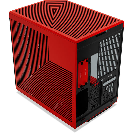 Hyte y70 touch infinite midi tower behuizing (zwart | 2x usb-a | 1x usb-c | tempered glass)