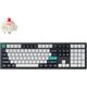 Keychron q6 max-m1 rgb mechanisch toetsenbord (zwart, us lay-out (qwerty), gateron jupiter red, 100%, rgb leds, ksa double-shot pbt, hot swap, knob, 2.4ghz | bluetooth 5.1 | usb-c)