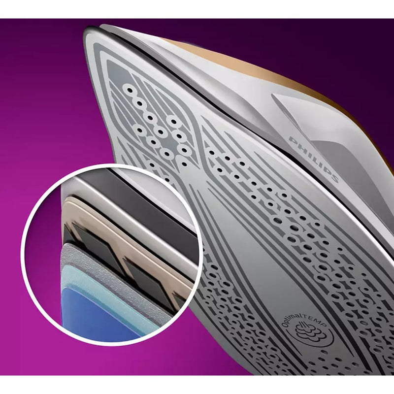 Afbeelding laden in galerijviewer, Philips perfectcare 7000 series psg7040 10 stoomstrijkstation (wit goud)
