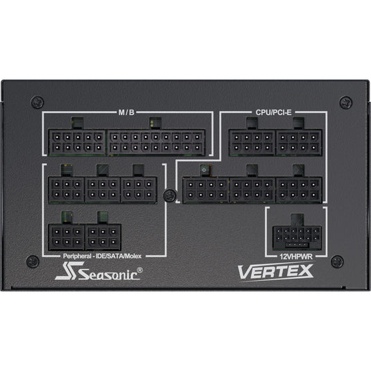 Seasonic vertex gx-1200 modulaire 1200 watt voeding (zwart, 1x 12v-2x6, 3x pcie)