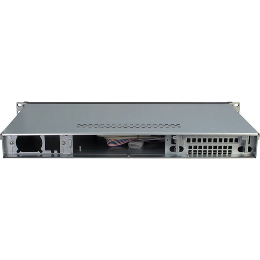 Inter-tech 1u k-125l rack behuizing (zwart | 2x usb-a)