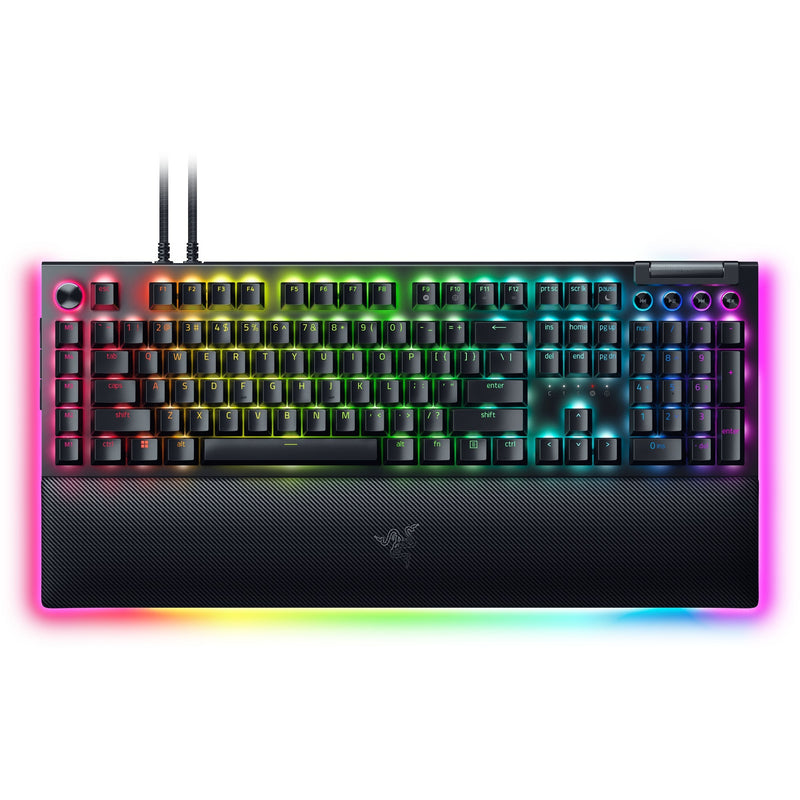 Afbeelding laden in galerijviewer, Razer blackwidow v4 pro rgb mechanisch gaming toetsenbord (zwart, us lay-out (qwerty), yellow, 100%)
