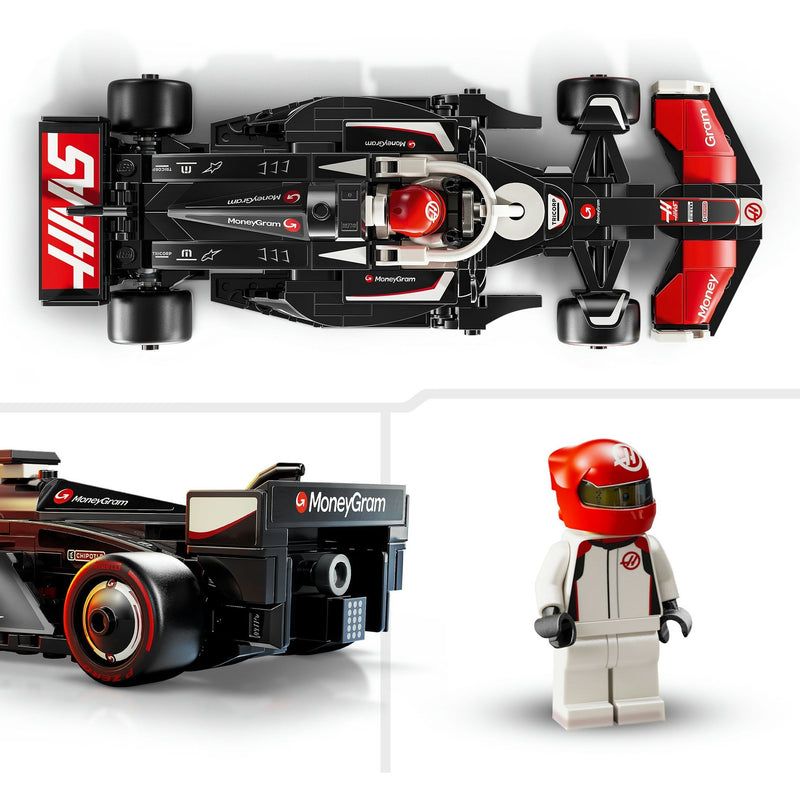 Afbeelding laden in galerijviewer, Lego speed champions moneygram haas f1 team vf-24 racewagen set - 77250

