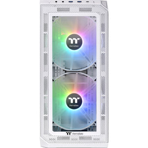 Thermaltake view 300 mx midi tower behuizing (wit | 2x usb-a | 1x usb-c | rgb | window)