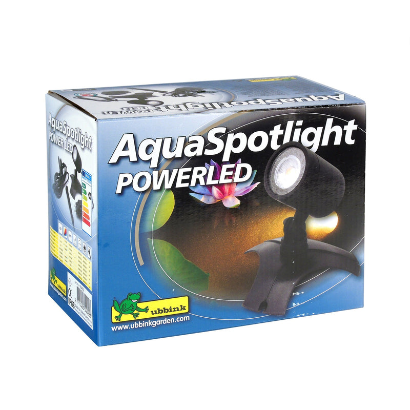 Afbeelding laden in galerijviewer, Ubbink aquaspotlight power led onderwaterverlichting ledlamp (zwart)
