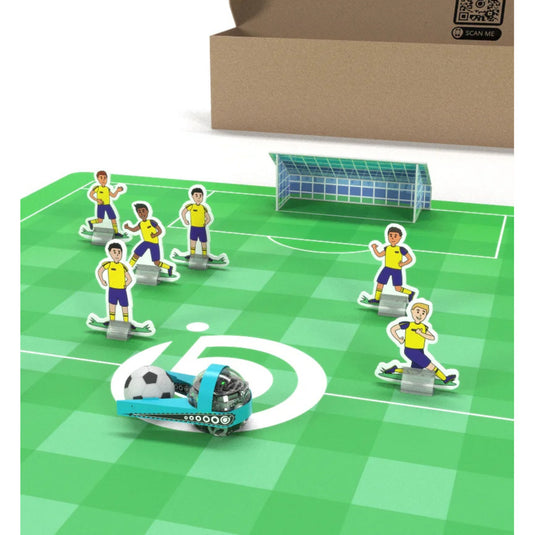 Ozobot challenge mat: voetbal robot