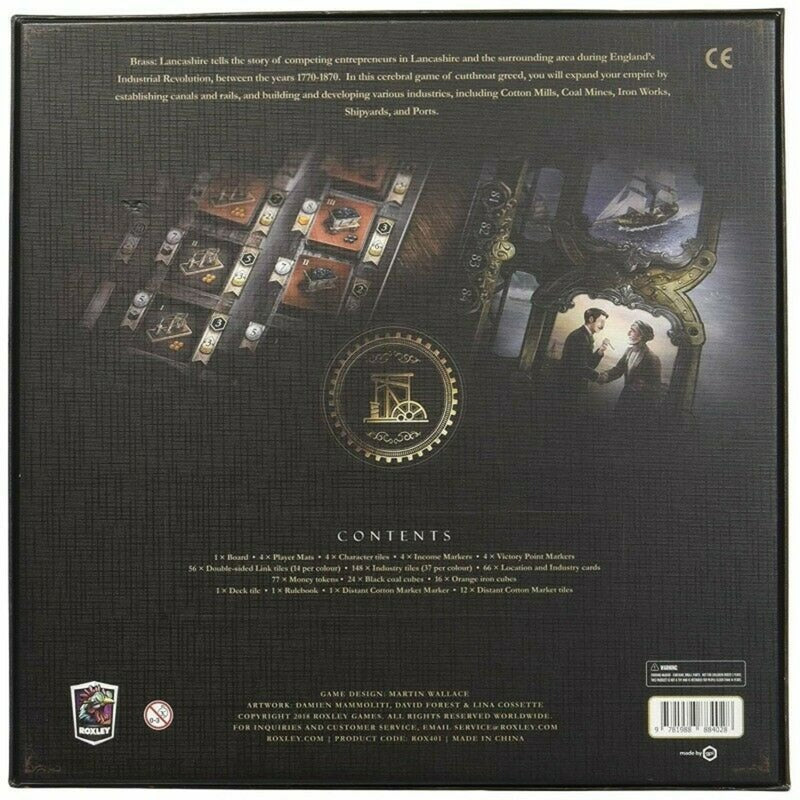 Afbeelding laden in galerijviewer, Asmodee brass: lancashire bordspel (engels, 2 - 4 spelers, 120 - 180 minuten, vanaf 14 jaar)
