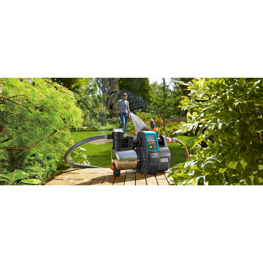 Gardena hydrofoorpomp 6000 6 lcd inox (inox zwart, 1760-20)