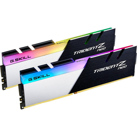 G.skill 32 gb ddr4-3600 (2x 16 gb) kit werkgeheugen (zwart zilver, f4-3600c16d-32gtznc, trident z neo)