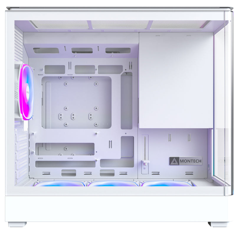 Afbeelding laden in galerijviewer, Montech king 15 pro midi tower behuizing (wit | 2x usb-a | 1x usb-c | rgb | window)
