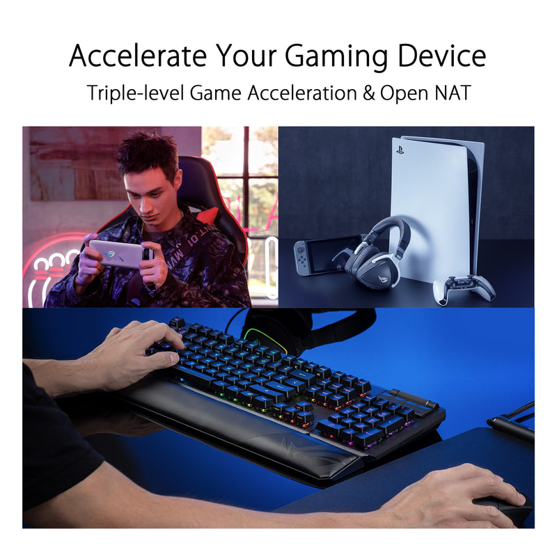 Afbeelding laden in galerijviewer, Asus rog rapture gt6 ax10000 mesh router (wit, 1 stuk)
