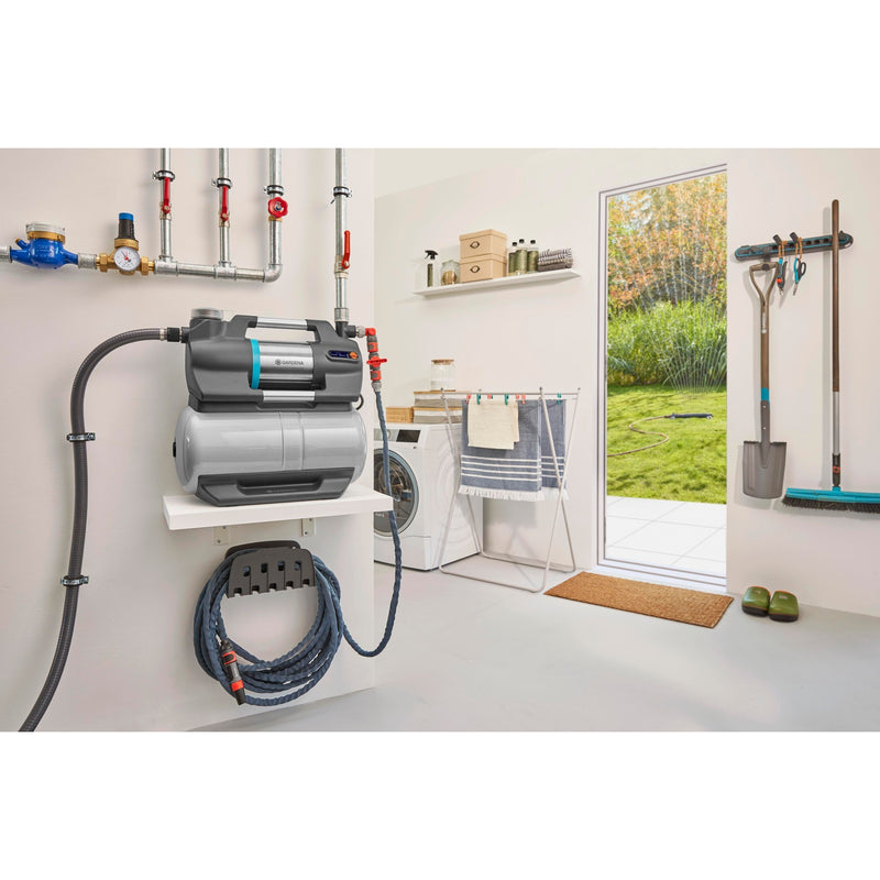 Afbeelding laden in galerijviewer, Gardena hydrofoorpomp 5600 silentcomfort (grijs roestvrij staal, bluetooth)

