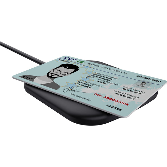 Trust ceto contactloze smartcard-lezer kaartlezer (zwart)
