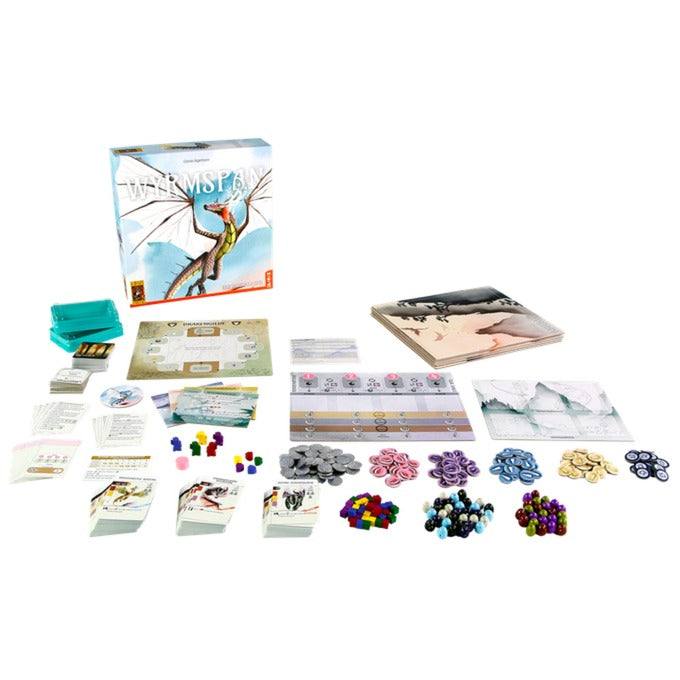 Afbeelding laden in galerijviewer, 999games 999 games wyrmspan bordspel (nederlands, 1 - 5 spelers, 90 minuten, vanaf 14 jaar)
