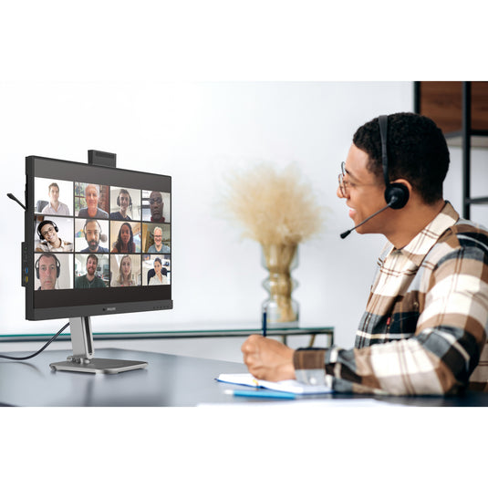 Philips 27b2u4601h 00 27 ledmonitor (zilver zwart, hdmi, displayport, usb-c, webcam, 120 hz)