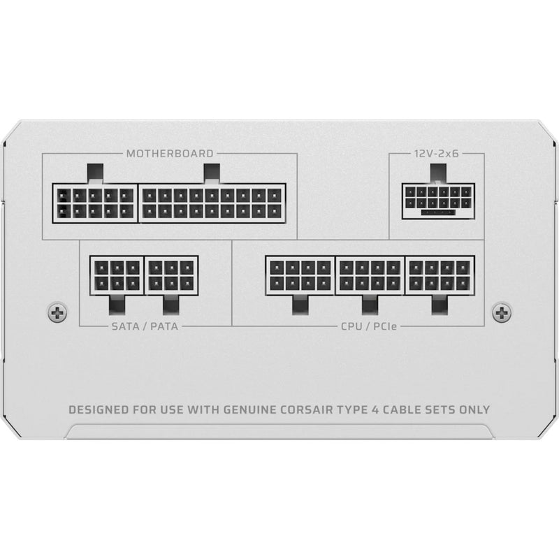 Afbeelding laden in galerijviewer, Corsair rm850e (2025) white modulaire 850 watt voeding (wit, 1x 12v-2x6, 2x pcie)
