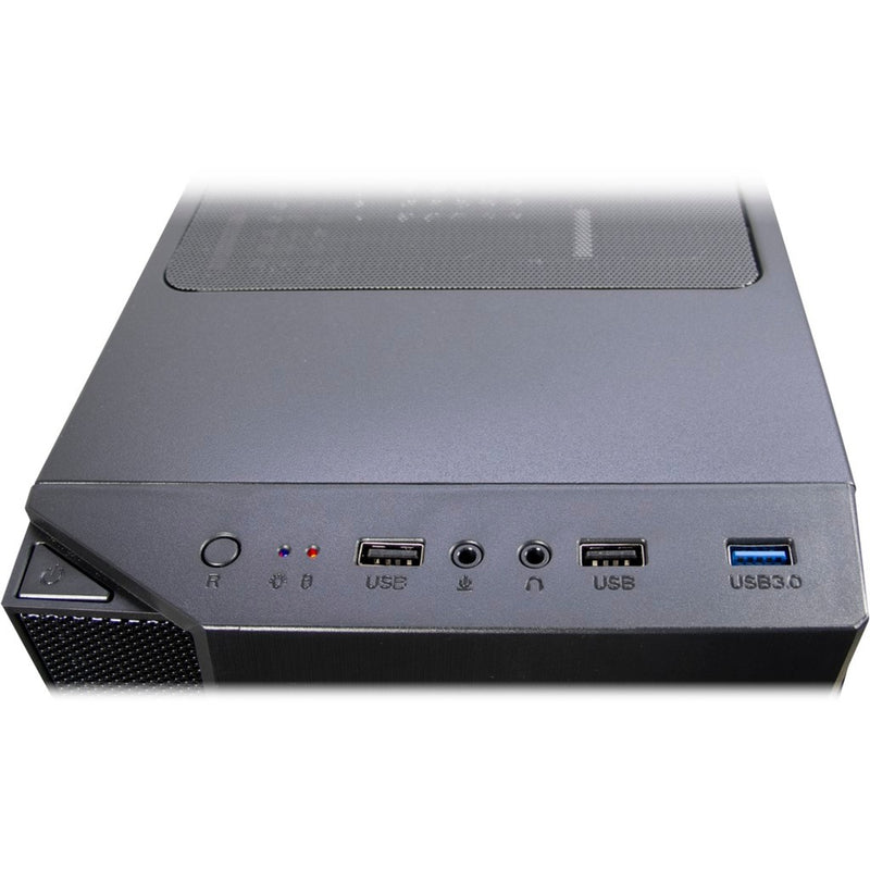 Afbeelding laden in galerijviewer, Inter-tech t-11 televen midi tower behuizing (zwart | 3x usb-a | window)
