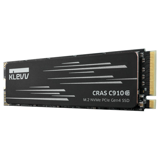 Klevv cras c910g 4 tb ssd (zwart, k04tbm2sp0-10g, pcie gen 4.0 x4, nvme 2.0)