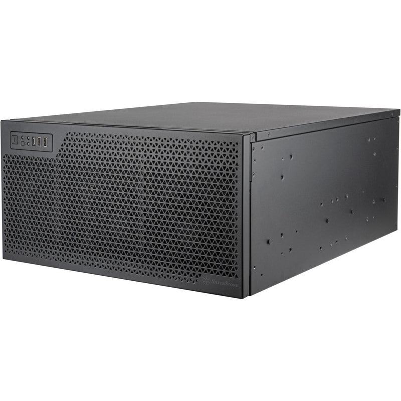 Afbeelding laden in galerijviewer, Silverstone rm52 server behuizing (zwart | 2x usb-a | 1x usb-c)
