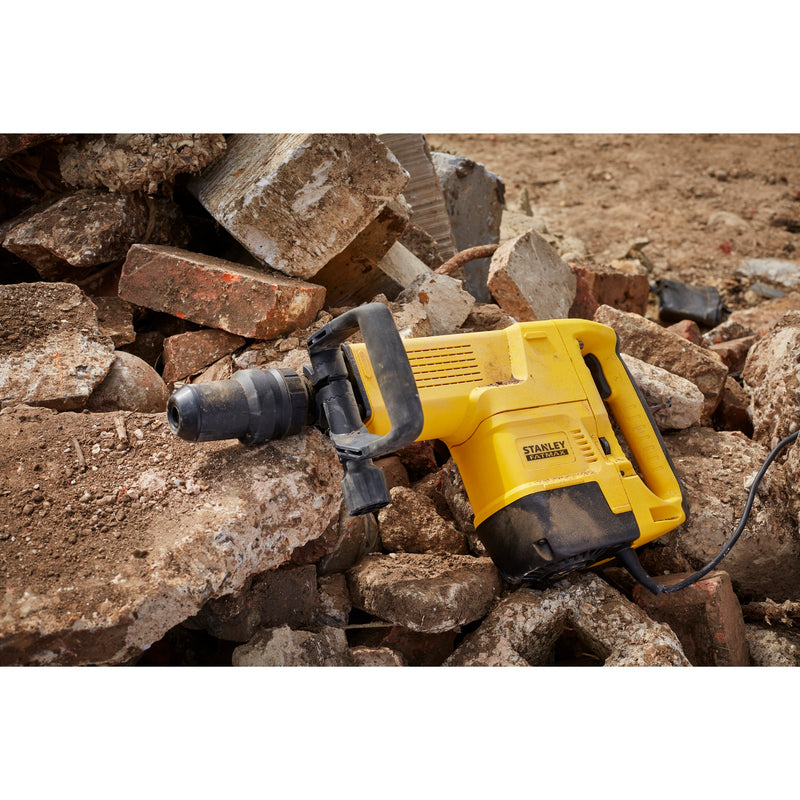 Afbeelding laden in galerijviewer, Stanley fatmax 1600w sds-max breekhamer (geel zwart, met koffer)
