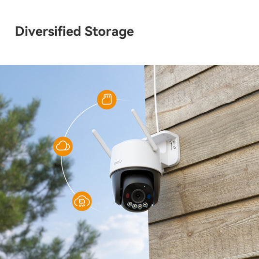 Imou cruiser sc 4k - beveiligingscamera voor buiten – 4k ultra hd (8mp) – 360° pan tilt – slimme persoonsdetectie tracking – kleur nachtzicht – sirene waarschuwingslicht – wi-fi 6 poe