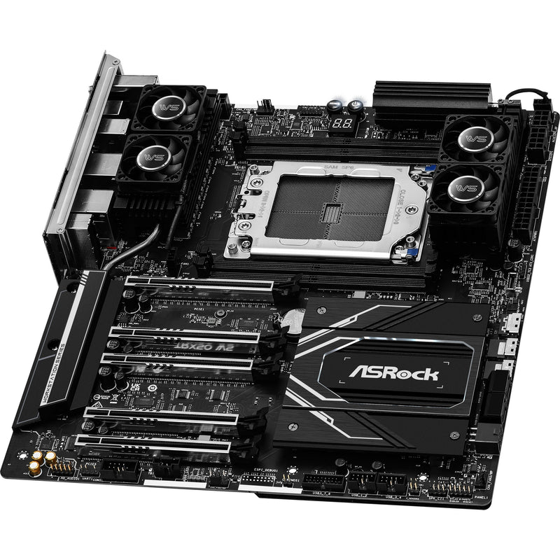 Afbeelding laden in galerijviewer, Asrock trx50 ws socket str5 moederbord (zwart, raid, 2,5gb-lan, wlan, bt, sound, atx)
