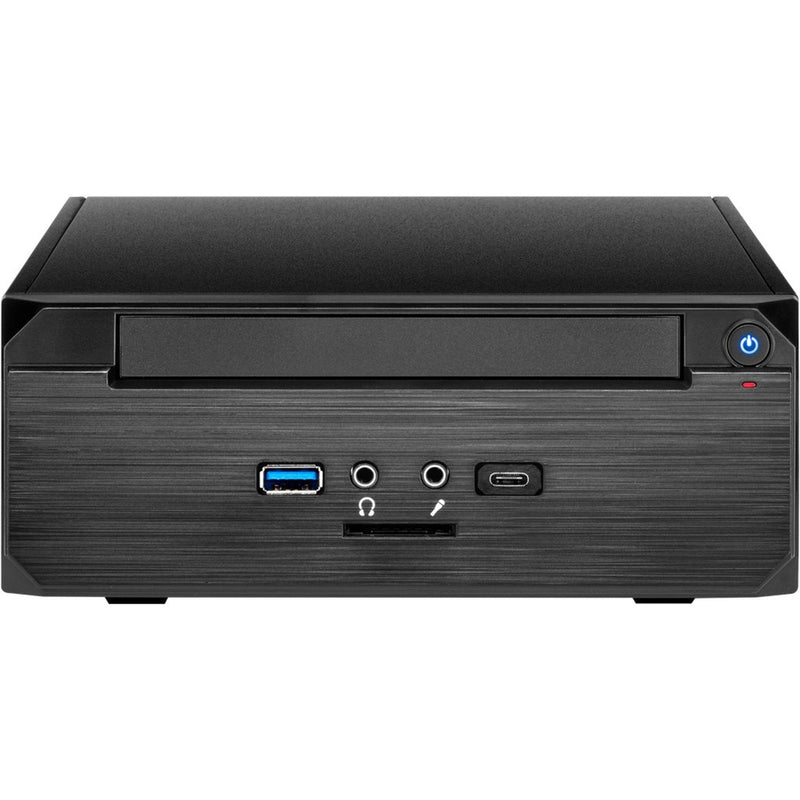 Afbeelding laden in galerijviewer, Inter-tech itx mw-02 ii htpc behuizing (zwart | 1x usb-a | 1x usb-c)
