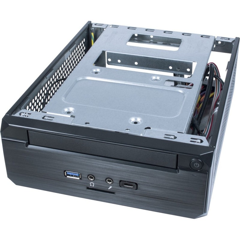 Afbeelding laden in galerijviewer, Inter-tech itx mw-02 ii htpc behuizing (zwart | 1x usb-a | 1x usb-c)
