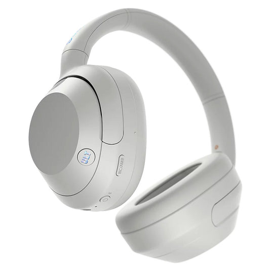 Sony ult wear draadloze koptelefoon met noise canceling over-ear headset (wit, bluetooth)