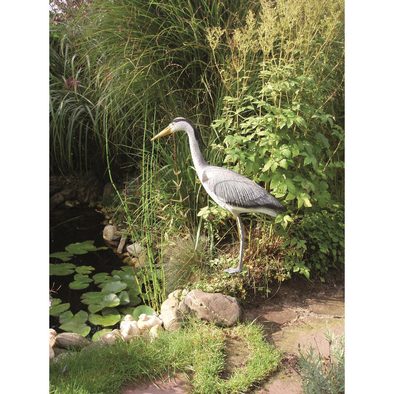 Afbeelding laden in galerijviewer, Ubbink reiger met 1 poot waterornament
