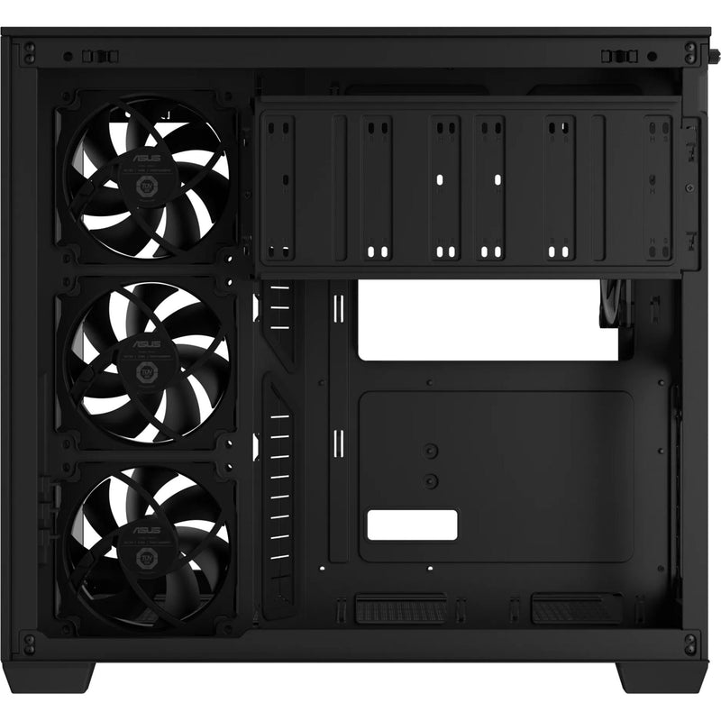 Afbeelding laden in galerijviewer, Asus a32 plus midi tower behuizing (zwart | 2x usb-a | 1x usb-c | rgb | tempered glass)
