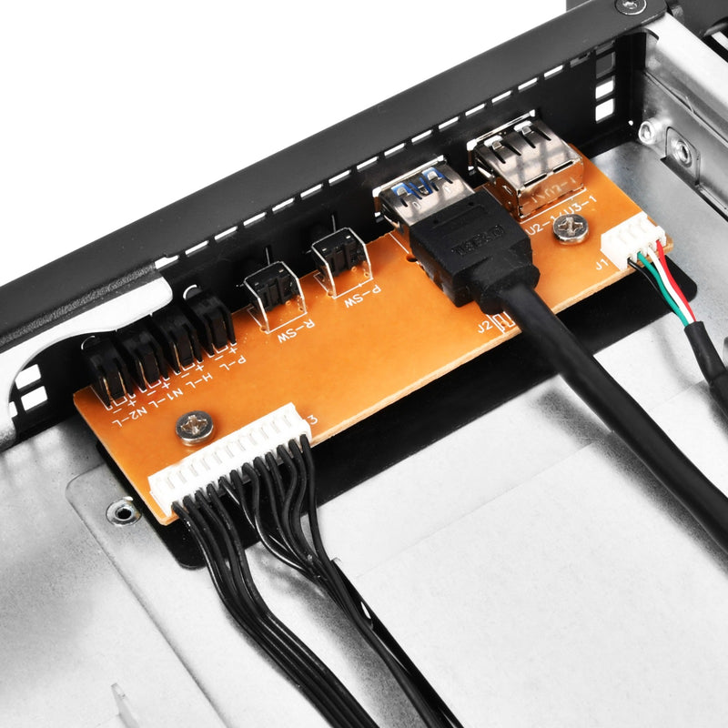 Afbeelding laden in galerijviewer, Silverstone rm21-308 rack behuizing (zwart | 1x usb-a 2.0 | 1x usb-a 3.2 (5 gbit s))
