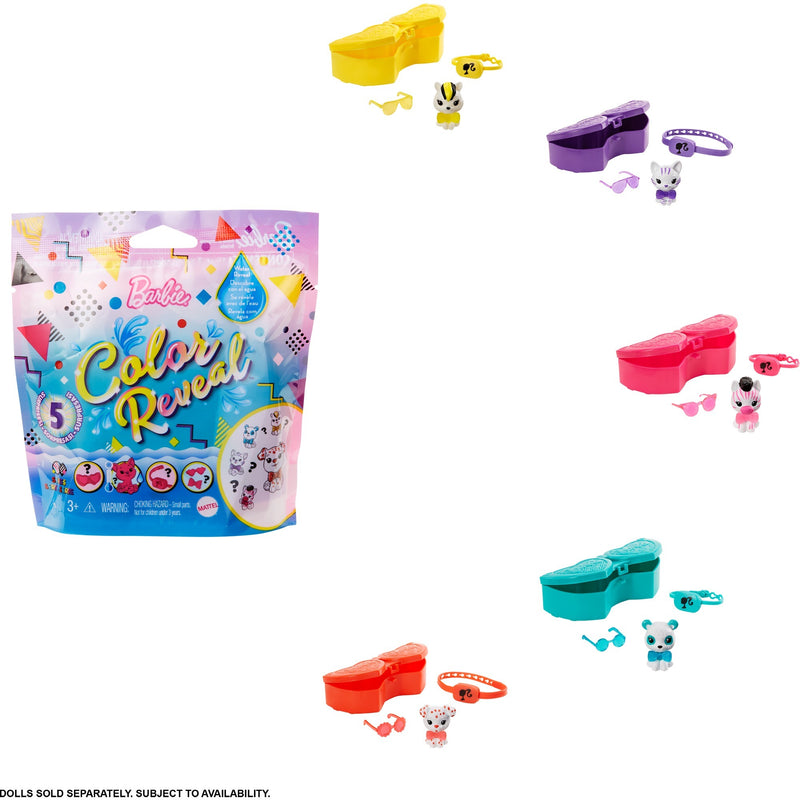 Afbeelding laden in galerijviewer, Barbie color reveal - huisdieren pop (wave 2, assortiment product)
