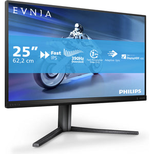 Philips evnia 25m2n5200u 24.5 gaming monitor (zwart, 1x displayport, 2x hdmi, 390 hz, (oc))
