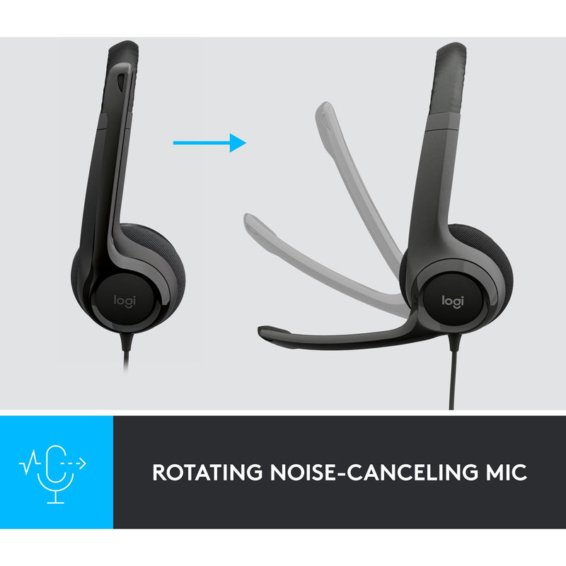 Afbeelding laden in galerijviewer, Logitech usb headset h390 on-ear (zwart, retail)

