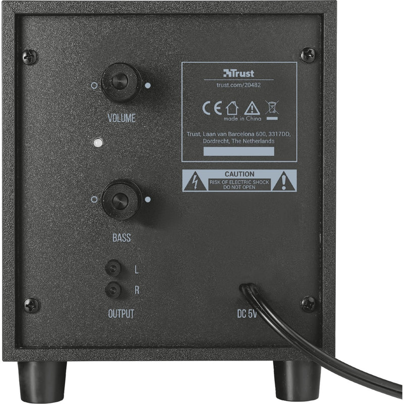 Afbeelding laden in galerijviewer, Trust avora 2.1 subwoofer speaker set pc-luidspreker (zwart, 20442)

