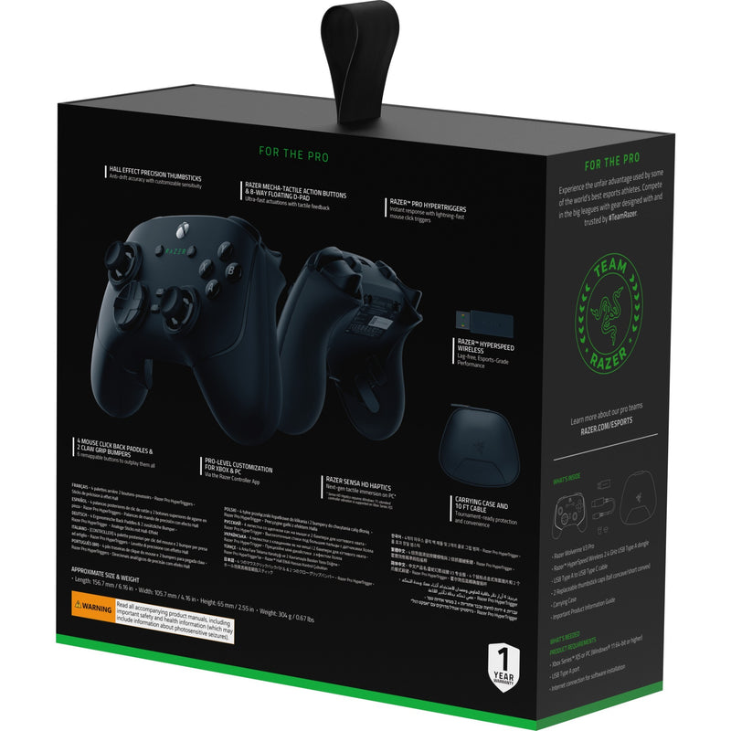 Afbeelding laden in galerijviewer, Razer wolverine v3 pro gamepad (zwart, xbox, pc)
